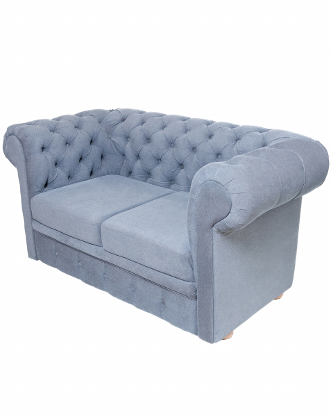 Demo-Artikel Möbel graues Vintage Sofa Staffelpreise